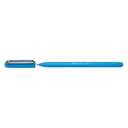 Pentel iZee Ballpoint Pen, 1.0 mm Medium, Clip Off Cap, Low-Viscosity Ink, Smooth & Clean, Honeycomb Grip, Metal Clip, Ideal for Everyday Writing, Sky Blue – Pack of 12 2