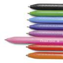Pentel iZee Retractable Ballpoint Pen, 1.0 mm Medium, Low-Viscosity Ink, Smooth & Clean, Honeycomb Grip, Metal Clip, Ideal for Everyday Writing - Green 1