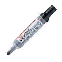 Pentel Easyflo Refillable Liquid Ink Whiteboard Marker, Chisel Tip, Smooth Flow, Comfortable Grip, Quick Dry, Ideal for School & Office Use, Black – Pack of 50