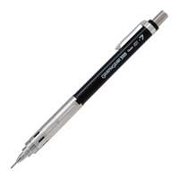 Pentel Graph Mechanical Pencil, 0.7 mm, Fixed Sleeve, Balanced Metal Feel, Smooth & Durable Lines, Dark Strokes, Ideal for Technical Task - Black Barrel