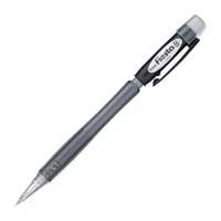 Pentel Fiesta Mechanical Pencil, 0.5 mm, Ridged Grip, Pocket-Safe Tip, Smooth Everyday Writing, Ideal for Tehnical Task - Black Barrel