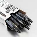 Pentel Fiesta Mechanical Pencil, 0.7 mm, Ridged Grip, Pocket-Safe Tip, Smooth & Precise Lines, Everyday Value, Ideal for Technical Writing, Black - Pack of 12 4