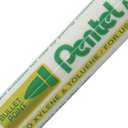 Pentel Whiteboard Marker, Bullet Tip, Smooth Flow, Comfortable Grip, Everyday Dry-Wipe, Anti-Roll Cap, Ideal for School & Office Use, Green – Pack of 12 2