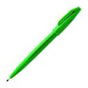 Pentel Sign Pen, Fibre Tip 2 mm, Smooth Water-Based, Classic Everyday Writing, Rich Color, Comfortable Grip, Ideal for Office Use, Green Ink – Pack of 12 0