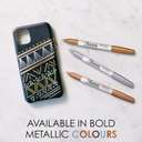 Sharpie Permanent Marker, Fine Tip, Smear-Resistant, Smudge Free, Quick Dry, Smooth Flow, Ideal for Marking & Writing - Metallic Gold 4