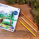 Staedtler Coloring Pencils, Soft Leads, Classic Hex Barrel, Smooth Flow, Rich Texture, Comfortable Grip, Ideal for Everyday Drawing & Colouring, Assorted - Pack of 24 Colors 5