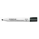 Staedtler Lumocolor Whiteboard Marker, Chisel Tip 2–5 mm, Dry Safe, Low-Odour, Smudge Free, Ideal for School & Office Use - Black 1