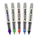 Uni-ball Eye Fine Rollerball Pen Wallet, 0.7 mm, Waterproof Pigment, Smooth Uni-Flow, Comfortable Grip, Ideal for Notes & Color Coding, Assorted Colors – Pack of 5 3