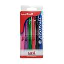 Uni-ball Jetstream Colors Retractable Ballpoint, 1.0 mm, Hybrid Quick-Dry Ink, Smooth & Clean, Smudge-Resistant, Comfortable Grip, Ideal for Fast Note-Taking, Assorted – Pack of 6 0