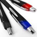 Uni-ball Jetstream Retractable Ballpoint Pen, 1.0 mm, Hybrid Quick-Dry Ink, Smooth & Clean, Smudge-Resistant, Ergonomic Grip, Ideal for Fast Notes - Black 2