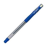 Uni-ball Lakubo Ballpoint Pen, 1.4 mm Broad, Smooth Oil-Based, Bold Lines, Soft Grip, Ideal for School, Office, Priorities & Labels - Blue