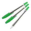 Uni-ball SA-S Stick Ballpoint Pen, Fine, Smooth Oil-Based, Classic Barrel, Quick-Dry, Ideal for Bulk Writing, Green – Pack of 12 3