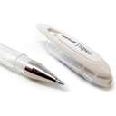 Uni-ball Signo Gel Pen, 0.7 mm, Opaque Pigment, Smooth Writing, Quick-Dry, Comfortable Grip, Ideal for Dark Paper & Highlights, Angelic White – Pack of 12 2