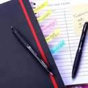 Uni-ball Signo 307 Retractable Gel Pen, 0.7 mm, Quick-Dry Pigment, Smooth Writing, Smudge-Resistant, Textured Grip, Ideal for Speedy Notes - Red 3