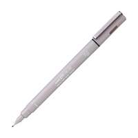 Uni Pin Fine Line Drawing Pen, 0.5 mm, Archival Pigment, Water-Resistant, Low-Bleed, Textured Grip, Ideal for Diagrams & Notes, Light Grey – Pack of 12