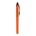 Uni-ball AIR Micro-EL Rollerball Pen, 0.5 mm, Air-Tip Technology, Ultra-Smooth, Quick-Dry, Ergonomic, Ideal for Letters & Reports, Orange Barrel, Blue Ink – Pack of 6 2