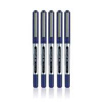 Uni-ball Eye Micro Rollerball Pen, 0.5 mm, Waterproof Pigment, Smooth Uni-Flow, Comfortable Barrel, Ideal for Everyday Writing, Blue - Pack of 5