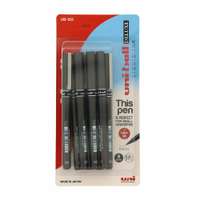 Uni-ball Micro Deluxe Rollerball Pen, 0.5 mm, Waterproof Pigment, Smooth Flow, Comfortable Control, Ideal for Editing & Notes, Assorted Colors – Pack of 8