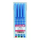 Uni-ball Eye Rollerball Pen, 0.4 mm, Smooth Liquid Ink, Consistent Lines, Classic Barrel, Ideal for Everyday Notes, Assorted Colors – Pack of 4 0