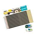 Apsara Regal Gold Pencil, HB, 10 Pencils with Sharpener 0