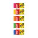 Nataraj Neon Erasers, Vibrant Colours, Fun for Kids – Mini Jar of 18 1