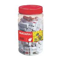 Nataraj Plasto Erasers, Smooth Erasing, Durable Quality – Jar of 100