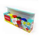 Nataraj Acrylic Colours, 6 Colours x 10ml with Free Palette, Plastic Box 0