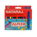 Nataraj Jumbo Washable Markers, 12 Colour Set 0
