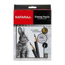 Nataraj 12-Degree Pencil Set, With Eraser & Sharpener 0