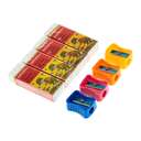 Nataraj Non-Dust Jumbo Erasers, 621 Sharpeners, 4 Erasers + 4 Sharpeners 1