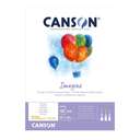 Canson Imagine Pad, A3, 200gsm, 50 Sheets, Smooth Textured Paper for Drawing, Watercolour & Mixed Media 0