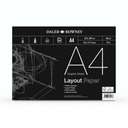Daler Rowney Layout Pad, A4, 50 Sheets, Lightweight Translucent Paper for Sketching & Design 0