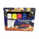 Daler Rowney Georgian Oil Colour Classic Set, 8x75ml, Professional Oil Paints, High Pigment Load & Smooth Consistency 1