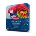 Derwent Chromaflow Pencil Set, Tin of 48, Smooth Wax Core, High Colour Vibrancy 2