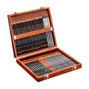 Derwent Sketching Pencil Wooden Box Set, 48 Pieces 1