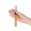Panart DR-02 Brush Set, Travel Range, Sable Synthetic Bristles, Round 6 / Flat 4 – Set of 2 2