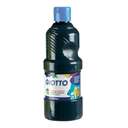 Giotto Acrylic Paint, 500 ml Classroom Bottle, Gloss Effect, Ergonomic Grip, Dosing Cap, Smooth Texture, Perfect for School Craft & Painting – Black 0