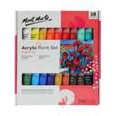 Mont Marte Acrylic Paint Set, 18x36ml Tubes, Artist Studio Collection, Vibrant & Blendable Colours 0
