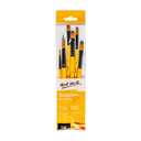 Mont Marte Gallery Acrylic Brush Set, Round, Flat & Filbert Brushes for Professional Acrylic Painting - Pack of 6 0