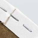لوح قماش قطني دائري مشدود من مونت مارت، قطر (50cm) غراماج (380GSM) جرامًا للمتر المربع، سطح قطني مُجهز بثلاث طبقات أساس، مناسب للأكريليك والزيت والوسائط المتعددة 3