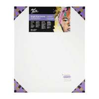 Mont Marte Stretched Cotton Canvas Board, 50.8x60.9cm, 380GSM, Triple-Primed Cotton Canvas for Acrylic & Oil Artists