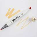 Mont Marte Dual Tip Art Marker, Apricot 02, Soft Tone 1