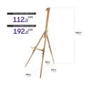 Mont Marte Easel, Beach Wood Heavy Duty, Professional Studio Easel for Canvas Display & Painting 1