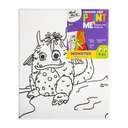 Mont Marte Kids Acrylic Paint Me Set, Complete DIY Painting Kit, Includes Brushes, Colours & Canvas 3