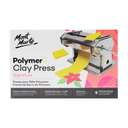 Mont Marte Polymer Clay Press Machine, Adjustable Stainless Steel Roller, 9 Thickness Settings for Professional Clay Craft 0