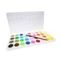 Mont Marte Watercolor Cake Set, 36 Colors with Brush 1