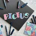 Schneider Pictus Fineliners, Precise & Bold Lines, Smooth Flow, Comfortable Grip, Ideal for Technical Drawing & Writing, Assorted Line Widths – Pack of 5 Pens 3