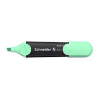 Schneider Job Pastel Highlighter, Chisel Tip, Water-Based Ink, Quick-Dry, Smear-Resistant, Gentle Tone, Comfortable Grip, Smooth Flow, Ideal for School & Office Use - Mint