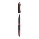 Schneider One Sign Rollerball Pen, 1.0 mm, Ultra-Smooth, Waterproof, Long Write, Consistent Ink flow, Ideal for School & Office Use – Red 1