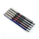 Cello PaperSoft Ball Pen, 0.7mm Tip, Smooth Low-Pressure Ink, Metal Look, Consistent Writing, Ideal for School & Office Use, Blue - Pack of 5 1